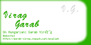 virag garab business card